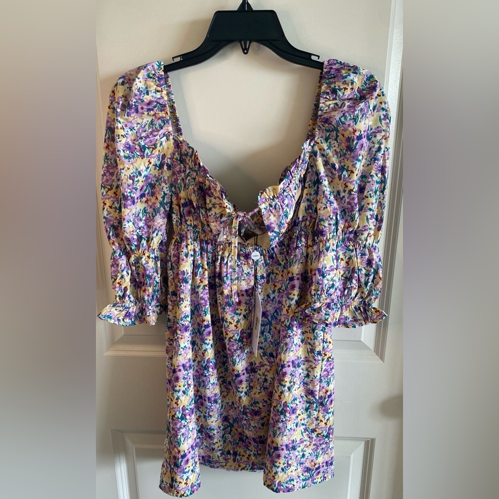SNDYS Sicily Dress in Lilac Ditsy Floral Sundays the Label Spring Dress NWT